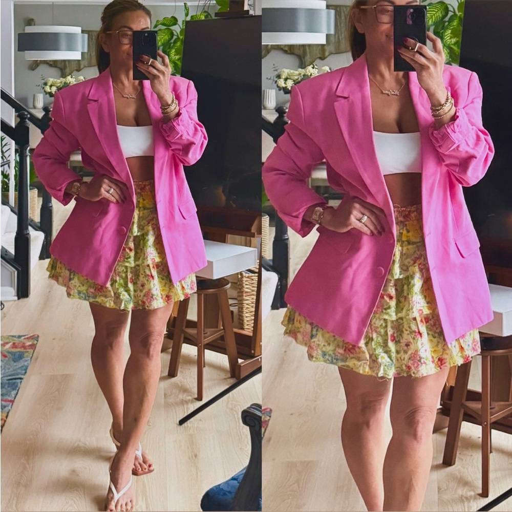 FARM RIO LINEN BLAZER